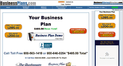 Desktop Screenshot of businessplans.com