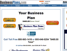 Tablet Screenshot of businessplans.com